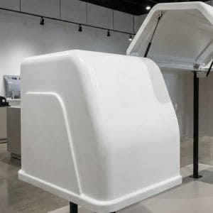 量測與實驗室測試設備厚板真空成型外殼示意圖